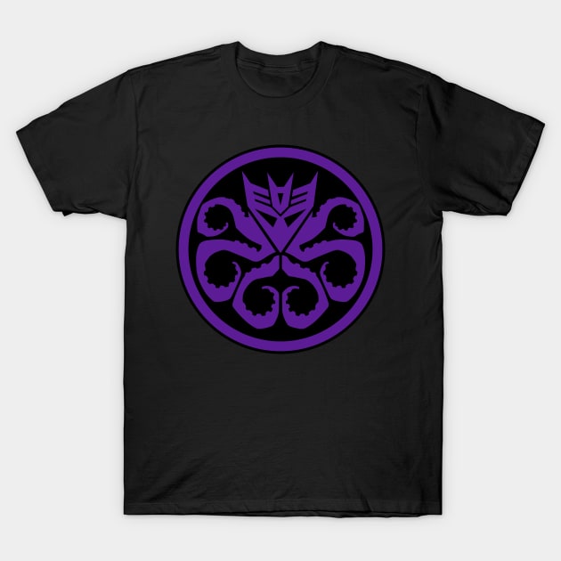 Hail Decepticons! Hydra Transformers T-Shirt by prometheus31